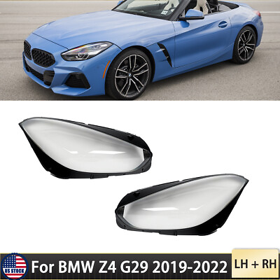 #ad Left Right Headlight Clear Lens Replace Cover For BMW Z4 G29 2019 2022 $399.00
