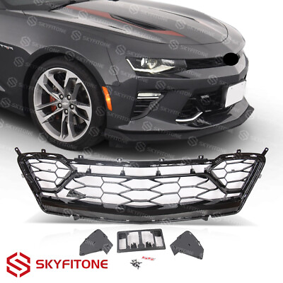 #ad Fits Chevrolet Camaro SS 2016 2018 Lower Grille Gloss Black SS Emblem 84040596 $108.99