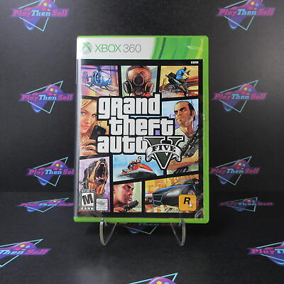 #ad Grand Theft Auto V 5 Xbox 360 Complete CIB $17.95