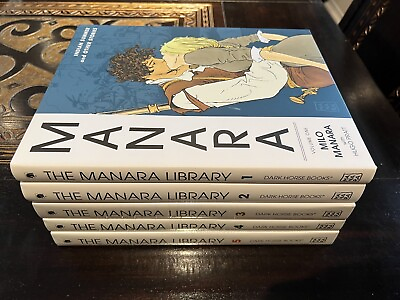 #ad THE MANARA LIBRARY Volume 1 5 HC Milo Manara Hugo Pratt Frederico Fellini $999.99