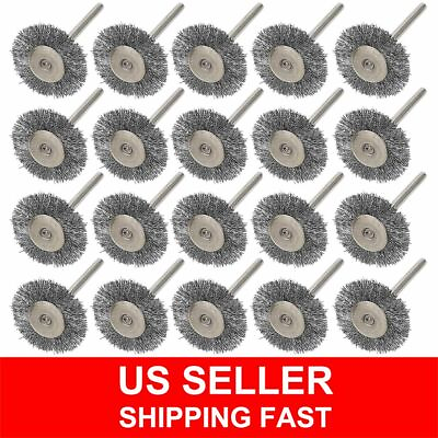 #ad Stainless Steel Wire Brush For Dremel Rotary Die Grinder Removal Wheel Tool lots $5.36