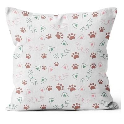#ad Cat Decor Pillow Covers 18x18Cat Paw Pillow Covers for Sofa Couch RoomCat Dec... $19.42
