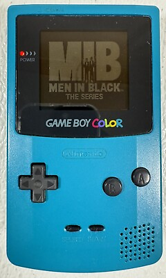 #ad Teal Blue Nintendo Game Boy Color Model # CGB 001 Works Great $87.29