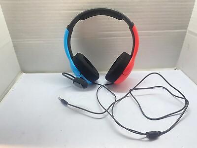#ad Wired Gaming Headset for Nintendo Switch PDP LVL40 Blue Red Over the Ear $10.49