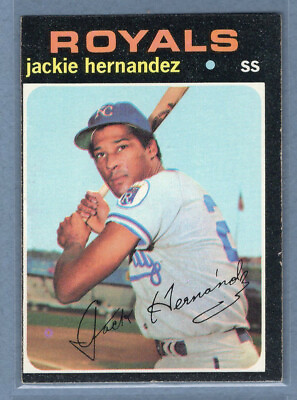 #ad 1971 Topps #144 Jackie Hernandez c EX GO950 $3.00