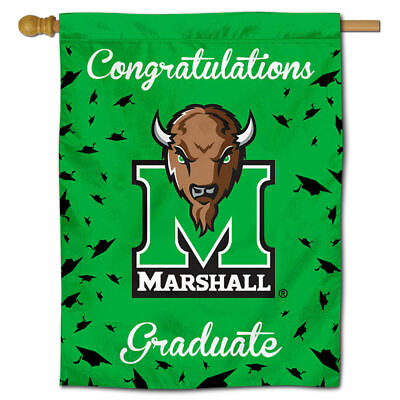 #ad Marshall University College Graduation Gift Decorative Flag $22.95