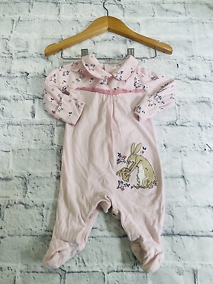#ad Baby Girls Newborn Clothes Brown Hare Sleepsuit Babygrow *We Combine Postage* GBP 4.50
