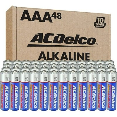 #ad ACDelco Super Alkaline AAA Batteries 48 Count $12.19
