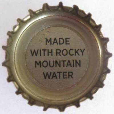 #ad BANQUET MADE WITH ROCKY MOUNTAIN WATER Beer CROWN Bottle CAP Coors COLORADO $3.65