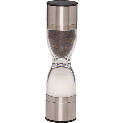 #ad Stainless Steel Dual Salt and Pepper Grinder $15.18