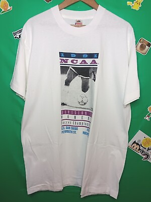 #ad Vintage 1991 Ithaca College NCAA Womens Soccer Champions Shirt Size XL $30.00