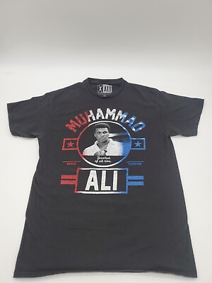 #ad Muhammad Ali medium The Greatest black Boxing Men Shirt..88 $5.10