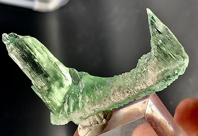 #ad 170 Carat Beautiful Unique Shape Kunzite Crystal Hiddenite From Afghanistan $1339.99
