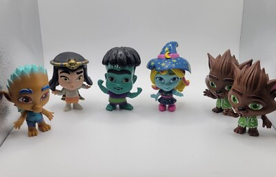 #ad Netflix Super Monsters Kids Action Figures Lot of 6 Monsters Playskool Cleo $24.99