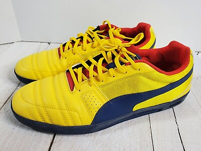 #ad Arsenal F.C. Puma Sport Lifestyle Yellow Tennis Shoes Sneakers US 10.5 Rare HTF $99.95