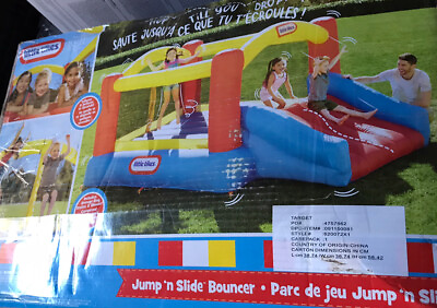 #ad 🎢 Little Tikes Jump JUMP amp; SLIDE BOUNCER 🆕 Distressed Box $249.00