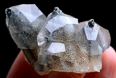 #ad 35g Natural Highest Grade Benz Clear Calcite amp; Pyrite Crystal Mineral Specimen $399.99