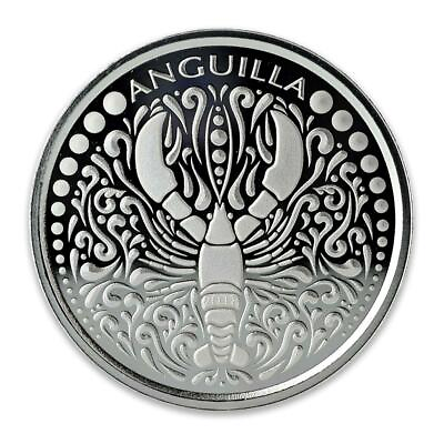 #ad 2018 1 oz Silver Coin Anguilla Lobster .999 Silver Coin BU #A540 $38.99
