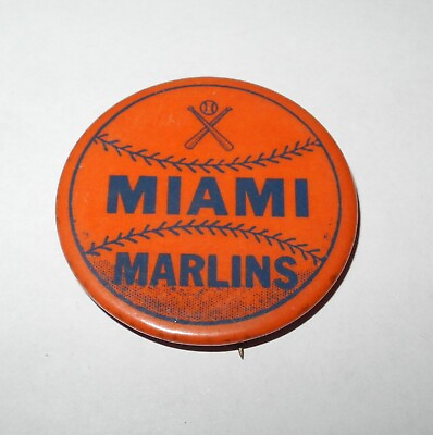 #ad RARE 1956 Baseball Miami Marlins International Minor League Pin Satchel Paige $37.46