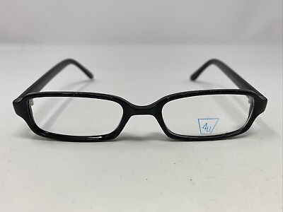 #ad 4U U 21 BLACK 50 18 145 Matte Black Full Rim Plastic Eyeglasses Frame OZ56 $51.25
