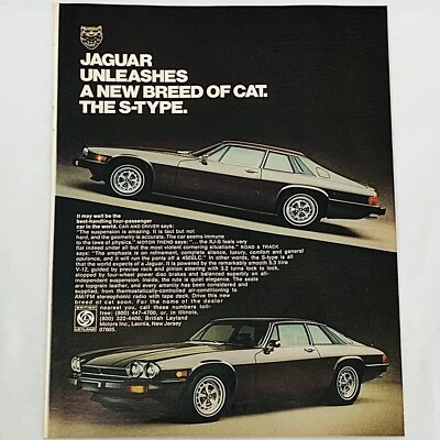 #ad Vintage 1976 Jaguar S Type Magazine Print Ad British Leyland 8quot; x 11 $6.97