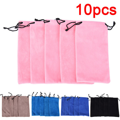 #ad 10X Soft Glasses Case Storage Pouch Bag Sunglasses Eyeglasses Cloth Pouch BaY OR C $5.45