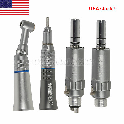 #ad Dental Low Speed Handpiece Straight 2 4 H E type Motor Push Contra Angle PAD dr $43.99