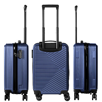 #ad Carry On Luggage 20quot; Lightweight Suitcase Hard Shell Luggage w Spinner Wheels $30.99