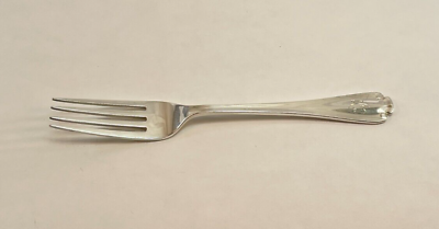 #ad Tiffany Flemish Sterling Silver Dinner Fork 7 3 4quot; with Monogram $93.99