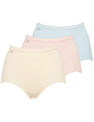 #ad Sloggi Basic Maxi Brief 3 Pack 10105593 New Lingerie Womens Multi Pack Knickers GBP 28.00