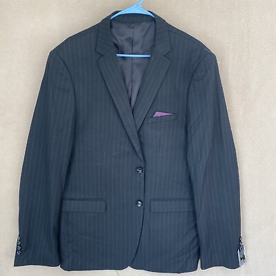 #ad UNBranded 156 56 Men#x27;s Jacket Elegant Pinstripe Evening Man Blazer XL Formal $16.00