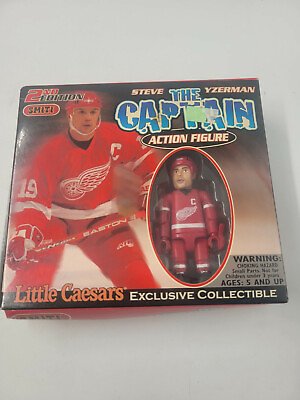 #ad New 2nd Ed Smiti Little Ceasars Exclusive Collectible Steve Yzerman The Captain $12.12