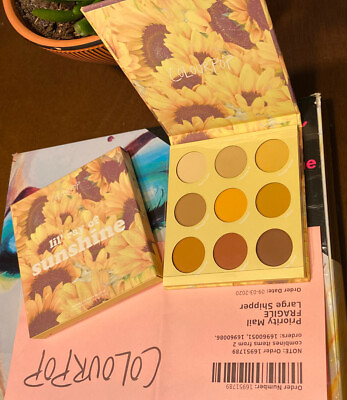#ad Authentic New Colourpop Lil Ray Of Sunshine Limit Eye Shadow Palette New In Box $9.88