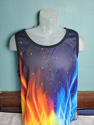 #ad Lidipas Novelty Shirt Graphic Tank Top 3D Printed Men#x27;s Size Large L Colorful $13.99