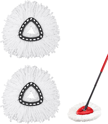 #ad 2 Pack Spin Mop Replacement Head Mop Refills Compatible with Ocedar Easywring $34.69