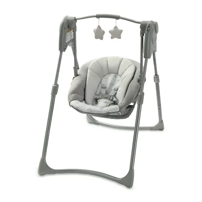 Graco Slim Spaces Compact Baby Swing Reign $76.47