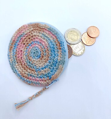 #ad Purse Woman Crochet Colour Pastel New Manufactured A Mano Design Unique Gift $7.60
