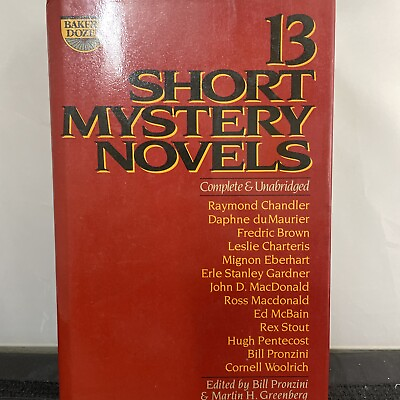 #ad 13 Great Short Mystery Novels by Bill Pronzini editor $15.99