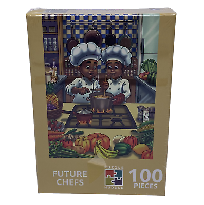 #ad Future CHEFS Kids Jigsaw Puzzle NEW 100 Pc Huddle 14in x 19.5in Prty Mail Ship $24.95