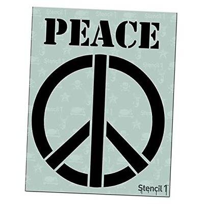 #ad Peace Sign Stencil Durable Quality Reusable Stencils for Painting Create $19.27