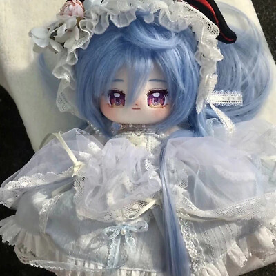 #ad 20cm Genshin Impact Ganyu Plush Dress up Doll Anime Soft Cotton Cosplay Toy Gift $26.99