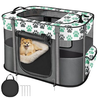#ad Dog Playpen Portable Large Cat Pet Playpens for Indoor Outdoor Foldable Pet... $50.66