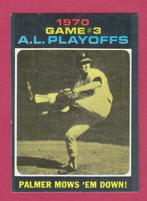 #ad 1971 Topps Baseball #198 Baltimore Orioles Playoff Statistics $6.95