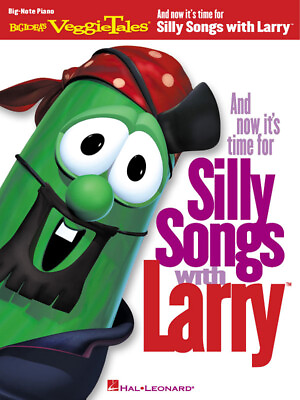 #ad And Now It#x27;s Time for Silly Songs with Larry Big Note Piano VeggieTales Book $12.95