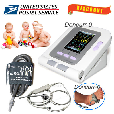 #ad Born Infant Pediatric Blood Pressure Monitor Infant SPO2 PR Sphygmomanometer $74.99