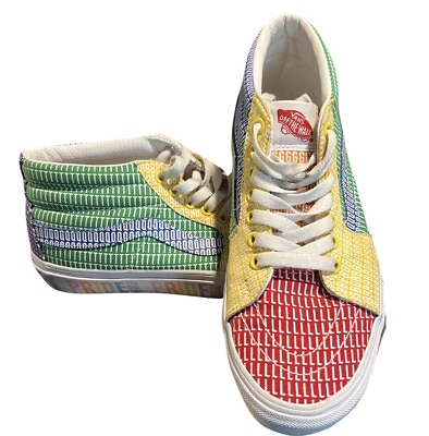 #ad Vans Pride Sneakers Mens 7.5 Womens 9 LGBTQ Spell out Rainbow Family Multicolor $34.88