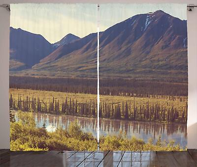 #ad Alaska Curtains 2 Panel Set for Decor 5 Sizes Available Window Drapes $74.99