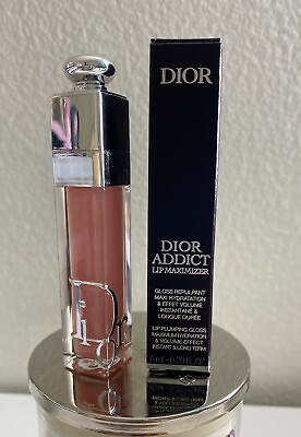 #ad Dior Addict Lip Maximizer Plumping Gloss 0.20oz 6ml New With Box #001 PINK $22.00