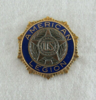 #ad American Legion US Seal Metal Medallion PAT.DE.54296 Vintage $8.98