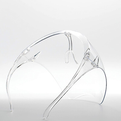 #ad Clear Face Shield Mask Transparent Reusable Glasses Visor Anti Fog $9.99